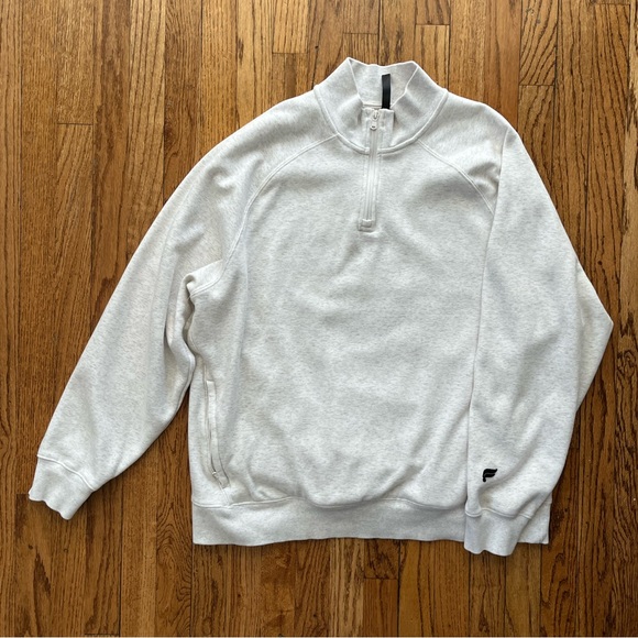Fabletics // Heather Grey Quarter Zip // 2XL // Great Condition - Picture 1 of 3